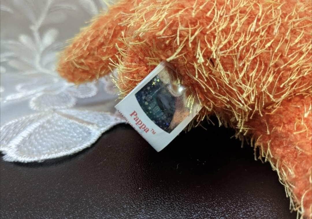 Ty Beanie Baby - Pappa The Orange Fuzzy Bear With Tie - Father's Day Gift Ideas (8.5in) - Vintage Beanies Canada
