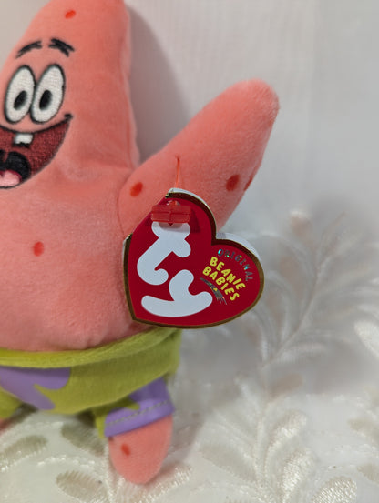 Ty Beanie Baby - Patrick Star from SpongeBob (7in) - Vintage Beanies Canada