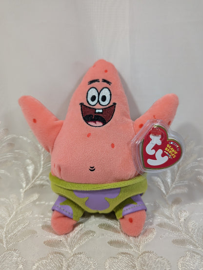 Ty Beanie Baby - Patrick Star from SpongeBob (7in) - Vintage Beanies Canada