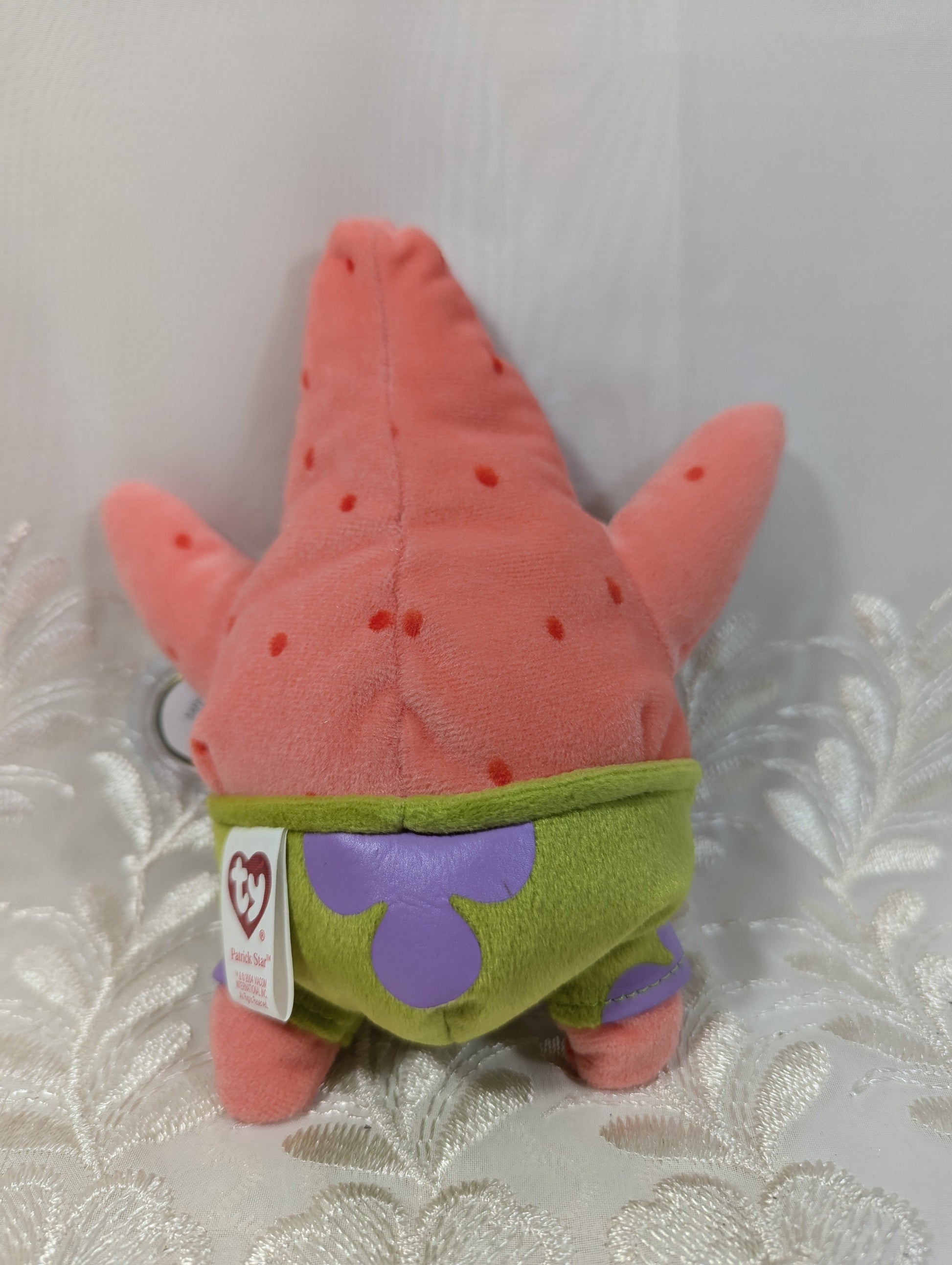 Ty Beanie Baby - Patrick Star from SpongeBob (7in) - Vintage Beanies Canada