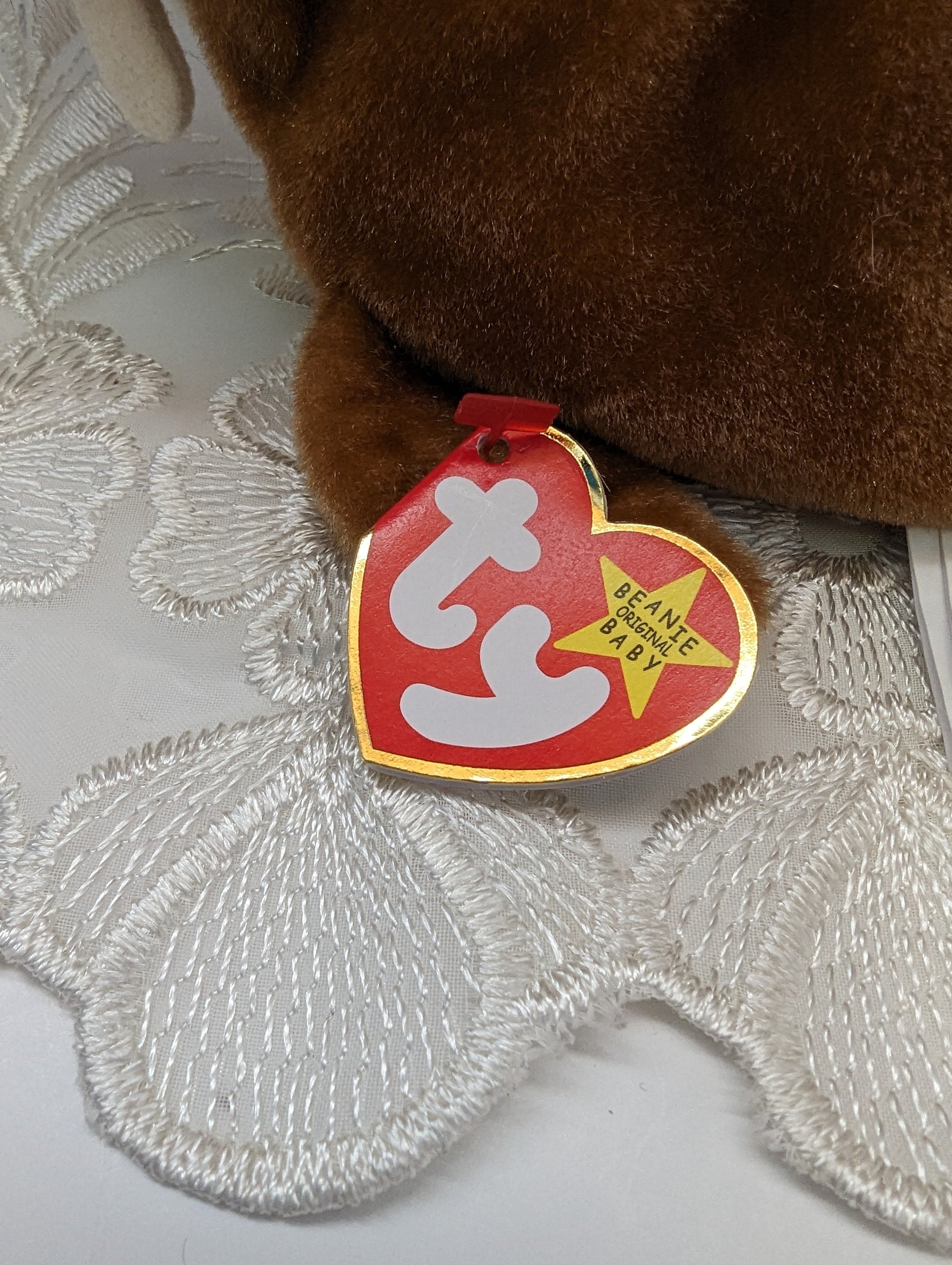 Ty Beanie Baby - Paul The Brown Walrus (8in) - Vintage Beanies Canada