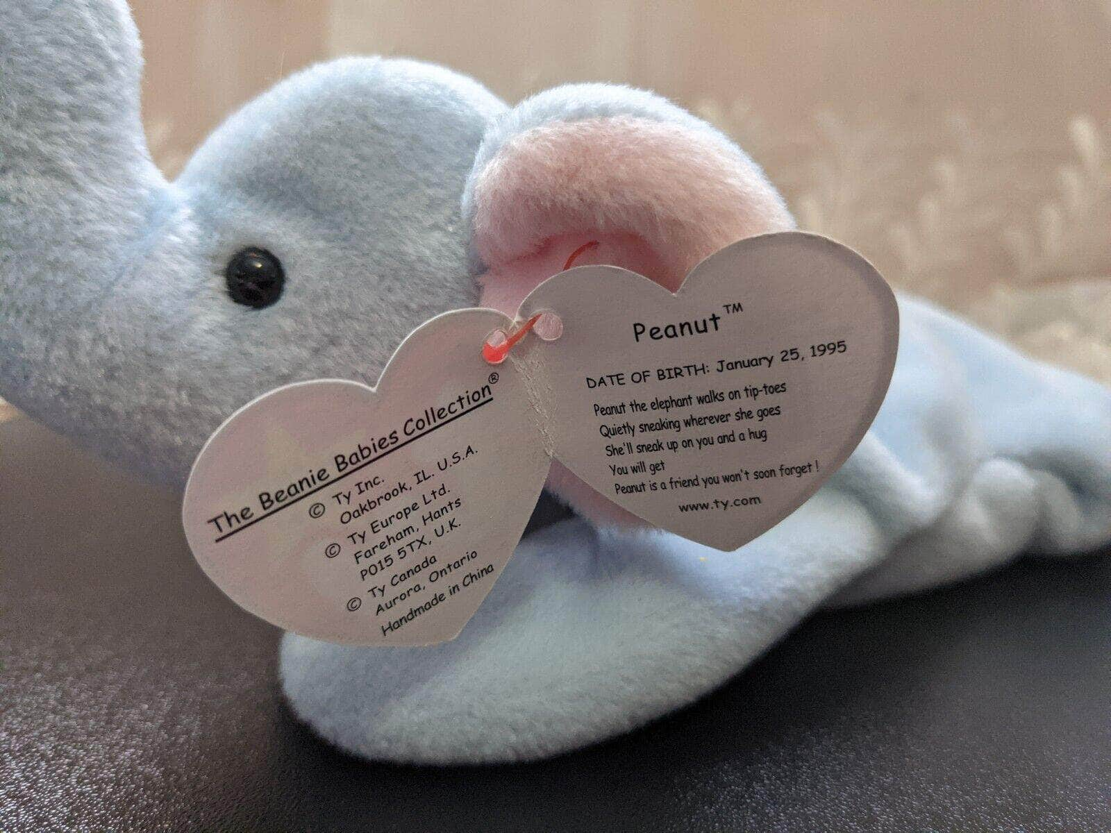 Ty outlet Beanie Babies Peanut The Elephant