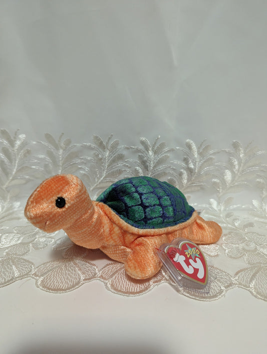 Ty Beanie Baby - Peekaboo The Orange Turtle (6.5in) - Vintage Beanies Canada