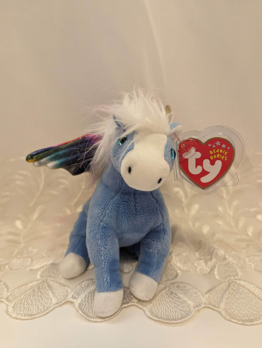 Ty Beanie Baby - Pegasus The Blue Pegasus (6in) - Vintage Beanies Canada
