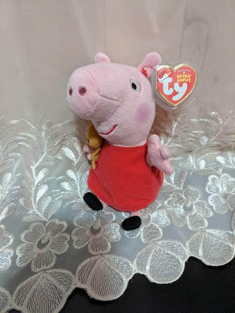 Ty Beanie Baby - Peppa Pig With Danny Dog (6in) - Vintage Beanies Canada