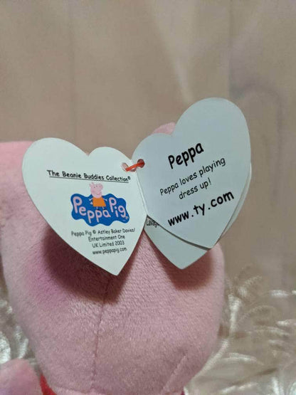 Ty Beanie Baby - Peppa Pig With Danny Dog (6in) - Vintage Beanies Canada