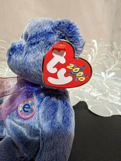 Ty Beanie Baby - Periwinkle The Bear (8.5in) - Vintage Beanies Canada