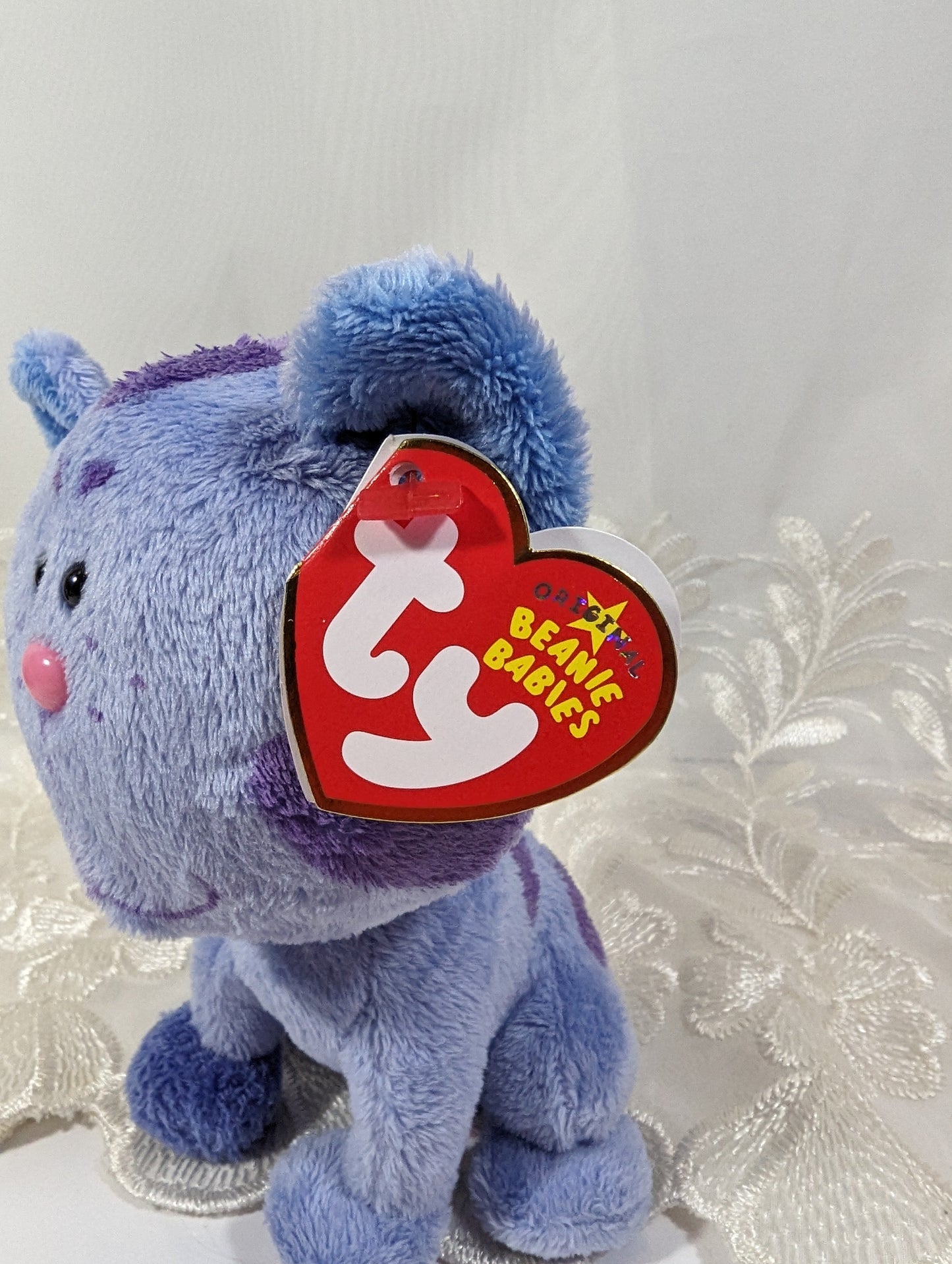 Ty Beanie Baby - Periwinkle the Cat from Blues Clues (6 in) - Vintage Beanies Canada