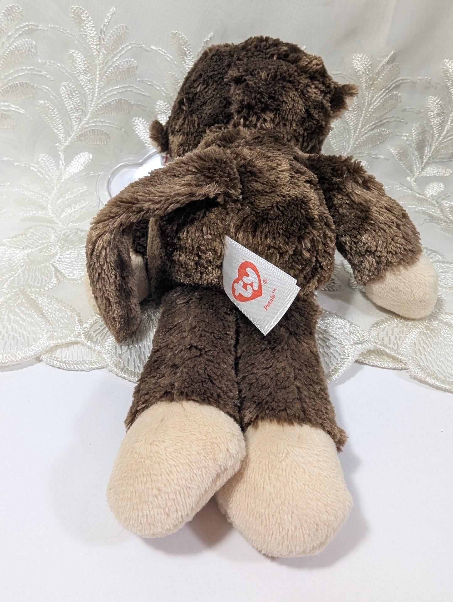 Ty Beanie Baby - Petals The Monkey (7in) *Rare* Near Mint Tag - Vintage Beanies Canada