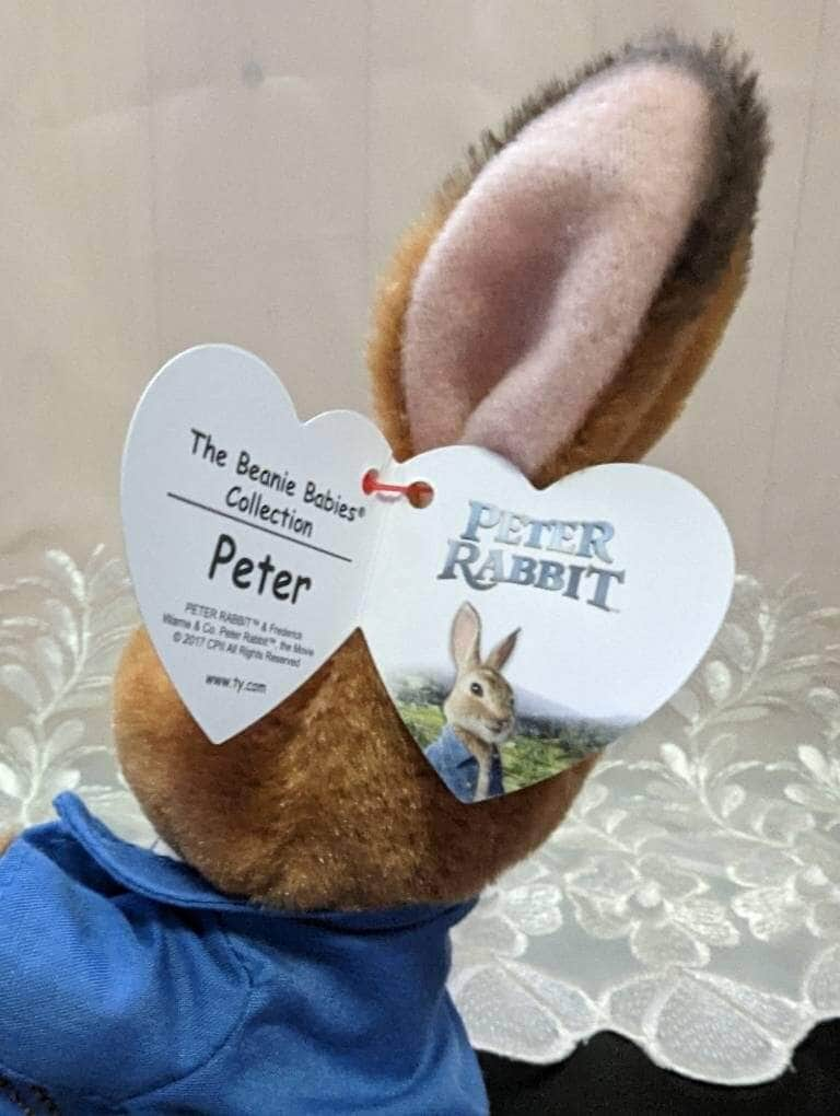 Ty Beanie Baby Peter Rabbit From The Movie 9in Vintage Beanies Canada