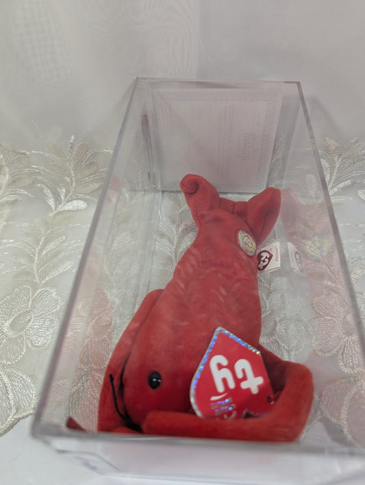 Ty Beanie Baby - Pinchers The Lobster - BBOC Exclusive *Rare* Authenticated, Museum Quality - Vintage Beanies Canada