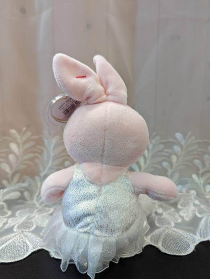 Ty Beanie Baby - Pique The Pink Ballerina Bunny Rabbit (8.5in) Near Mint - Vintage Beanies Canada