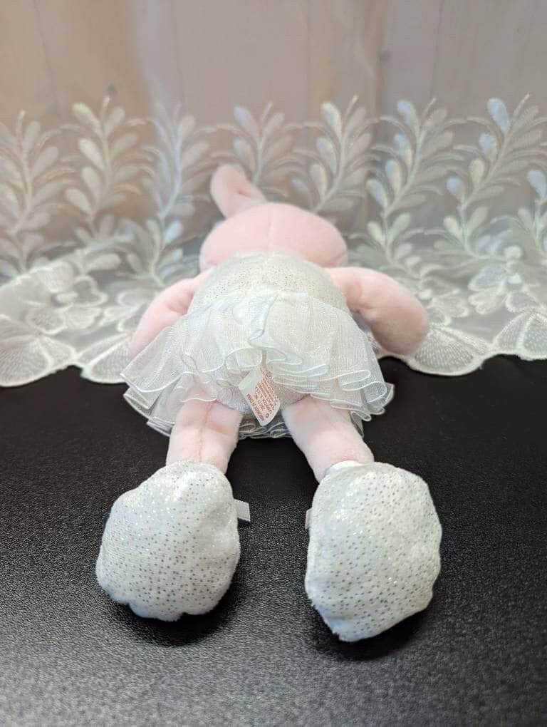 Ty Beanie Baby - Pique The Pink Ballerina Bunny Rabbit (8.5in) Near Mint - Vintage Beanies Canada