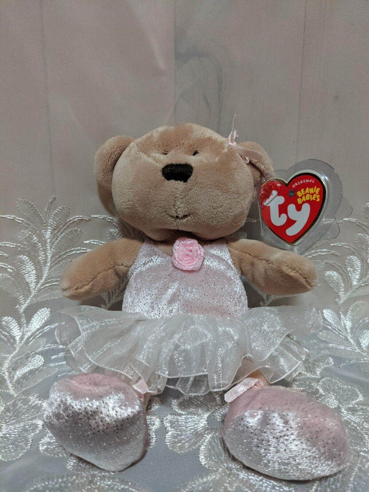 Ty Beanie Baby - Pirouette The Ballerina Bear (8.5In) - Vintage Beanies Canada