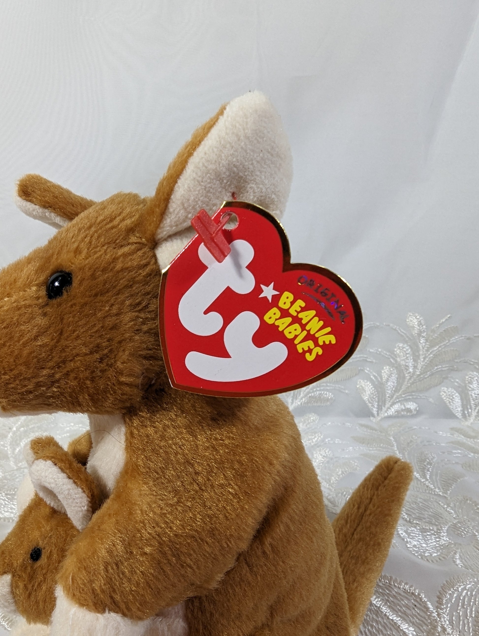 Ty Beanie Baby - Pogo The Kangaroo (6 in) - Vintage Beanies Canada