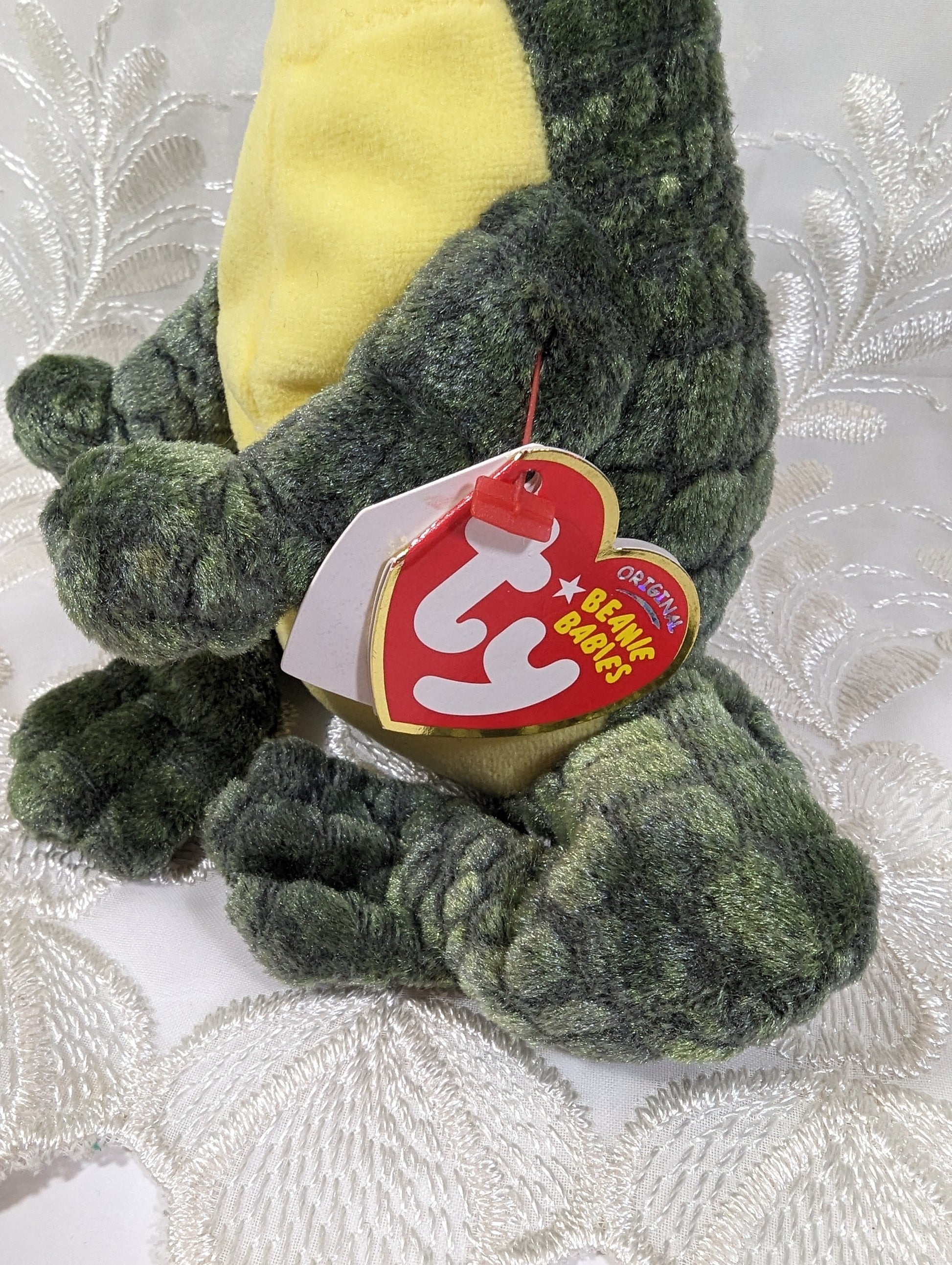 Ty Beanie Baby - Ponder The Frog (6in) - Vintage Beanies Canada