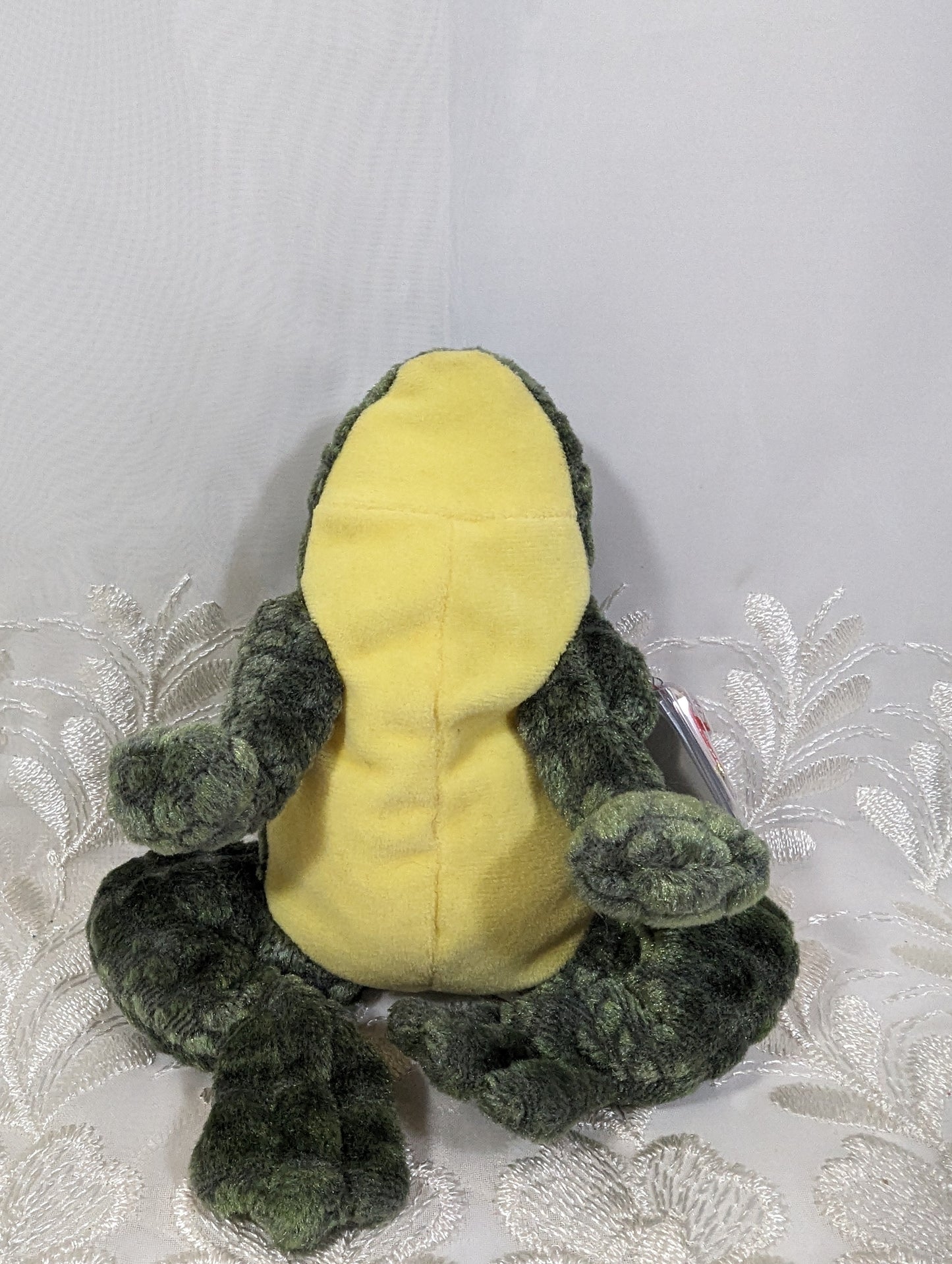 Ty Beanie Baby - Ponder The Frog (6in) - Vintage Beanies Canada