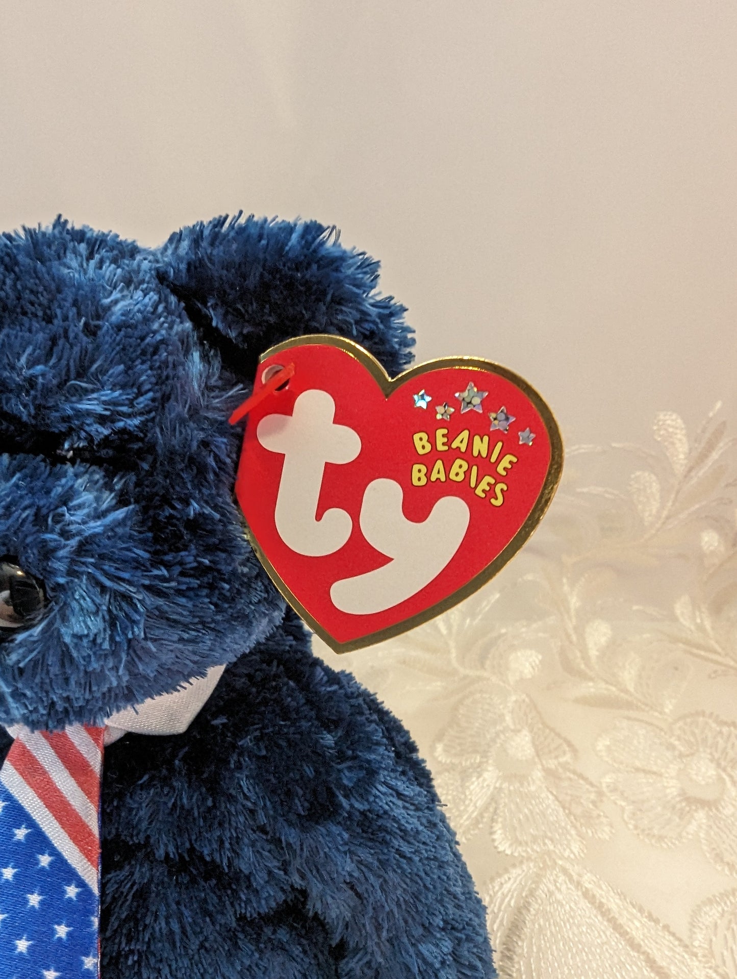 Ty Beanie Baby - Pops The Father's Day Bear (8.5in) USA Version - Vintage Beanies Canada
