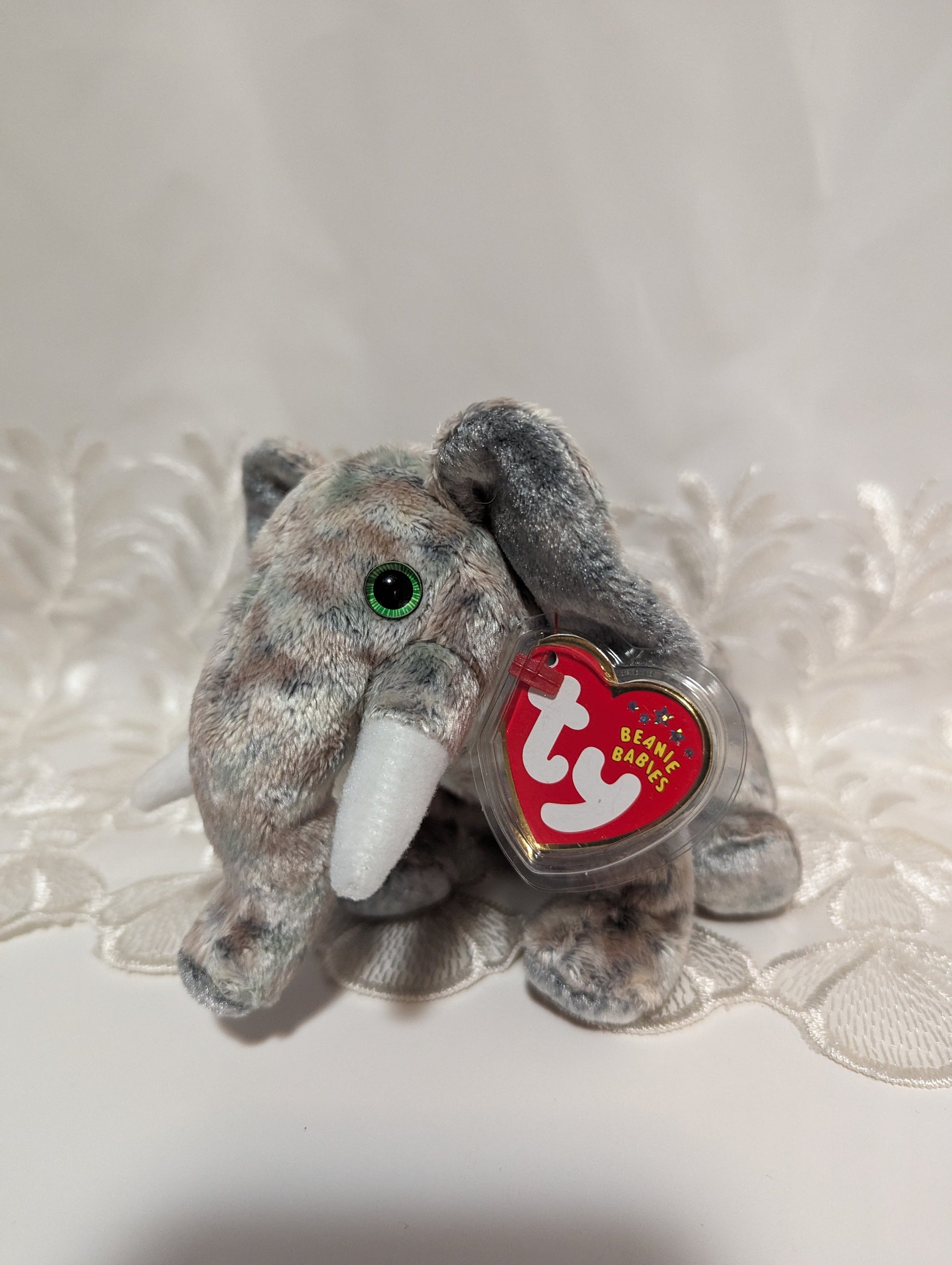 Ty Beanie Baby - Pounds The Elephant (7in) - Vintage Beanies Canada