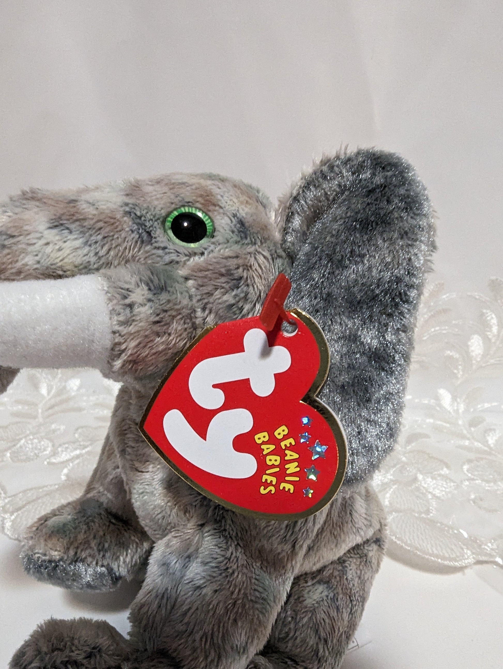 Ty Beanie Baby - Pounds The Elephant (7in) - Vintage Beanies Canada