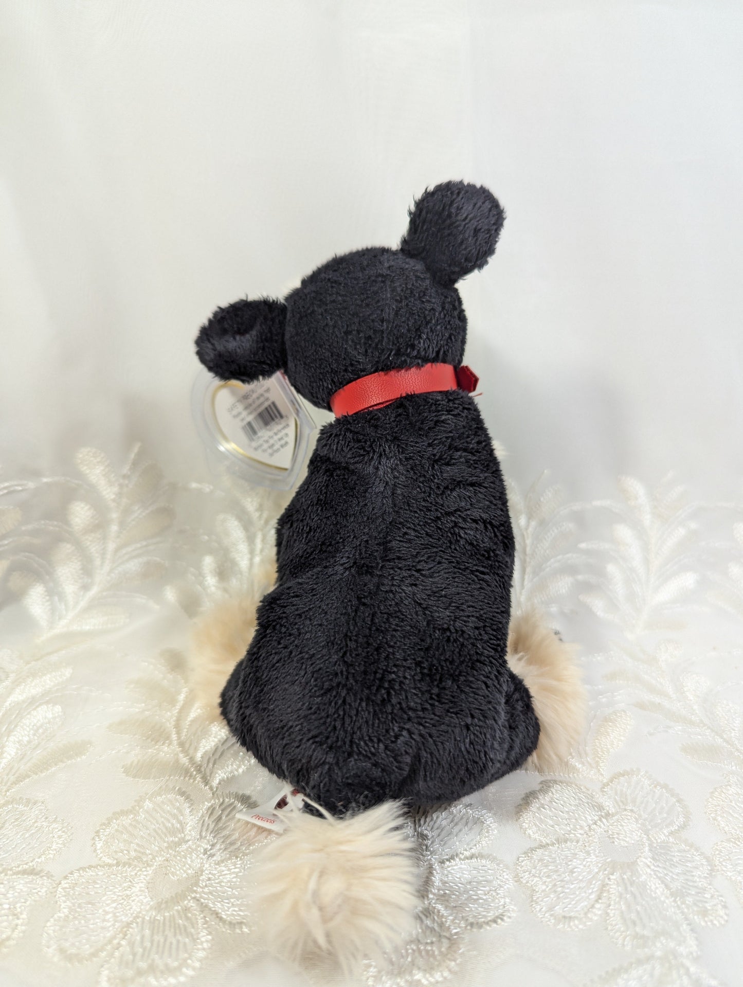 Ty Beanie Baby - Pretzels the Schnauzer Dog (6in) Near Mint Tag - Vintage Beanies Canada