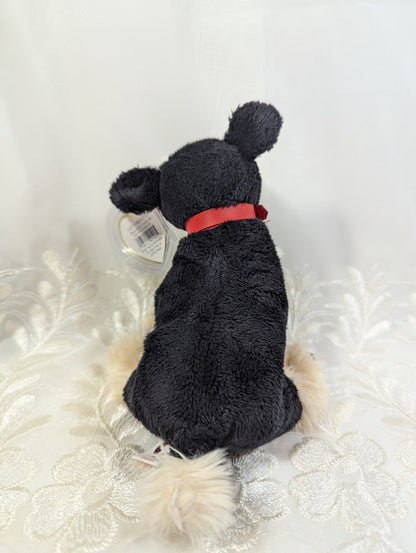 Ty Beanie Baby - Pretzels the Schnauzer Dog (6in) Near Mint Tag - Vintage Beanies Canada