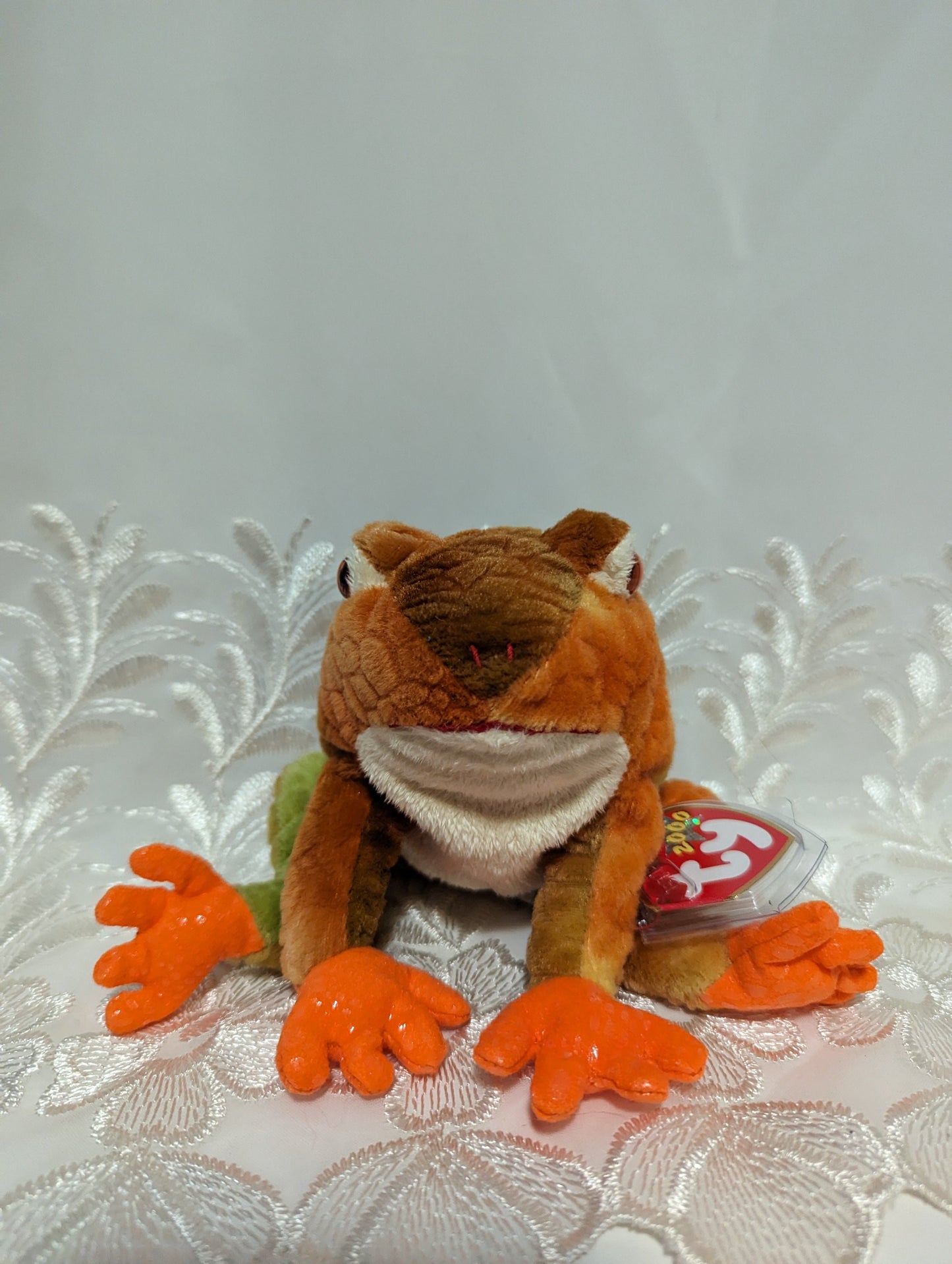 Ty Beanie Baby - Prince The Frog (8in) - Vintage Beanies Canada