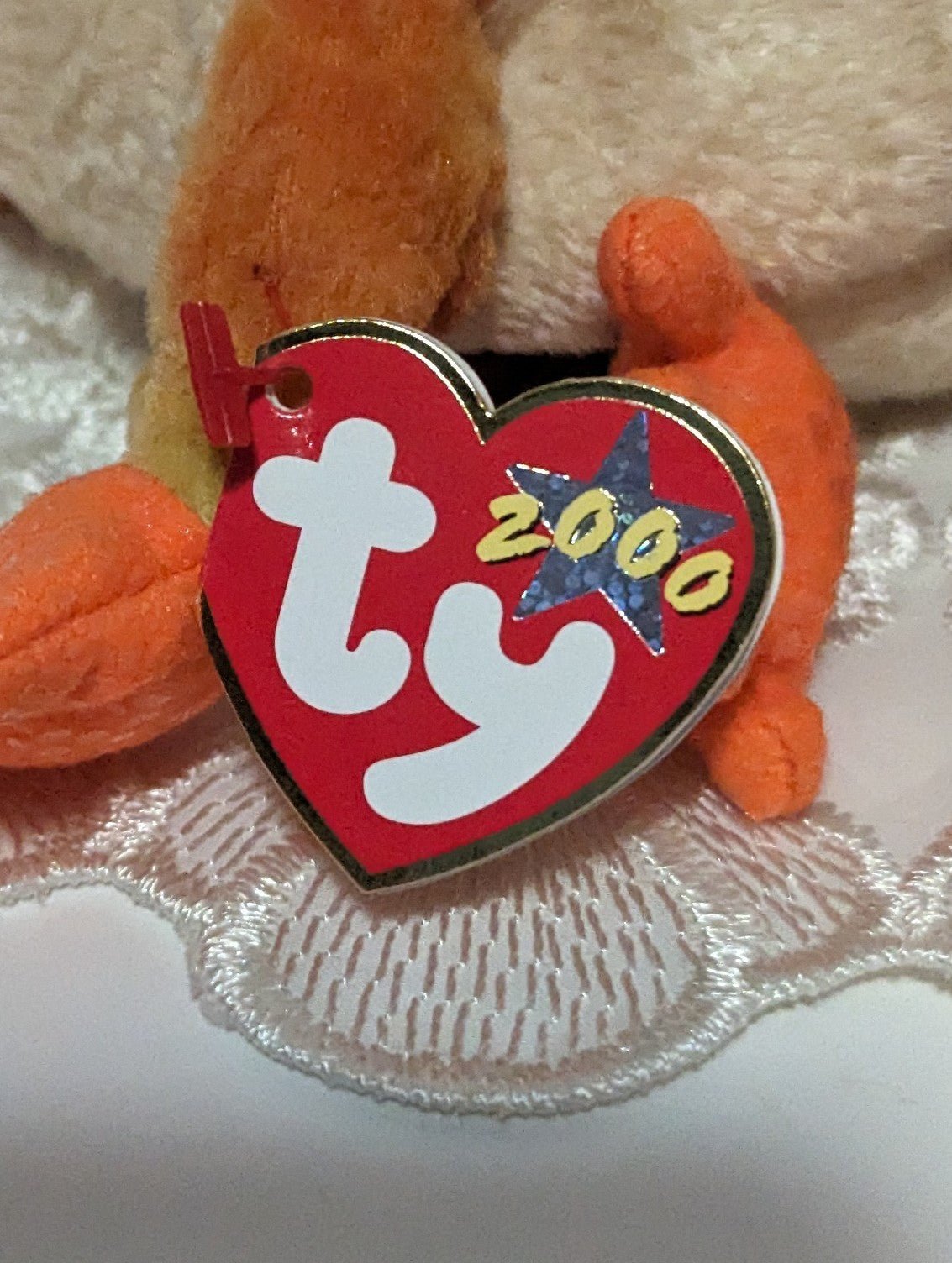 Ty Beanie Baby - Prince The Frog (8in) - Vintage Beanies Canada