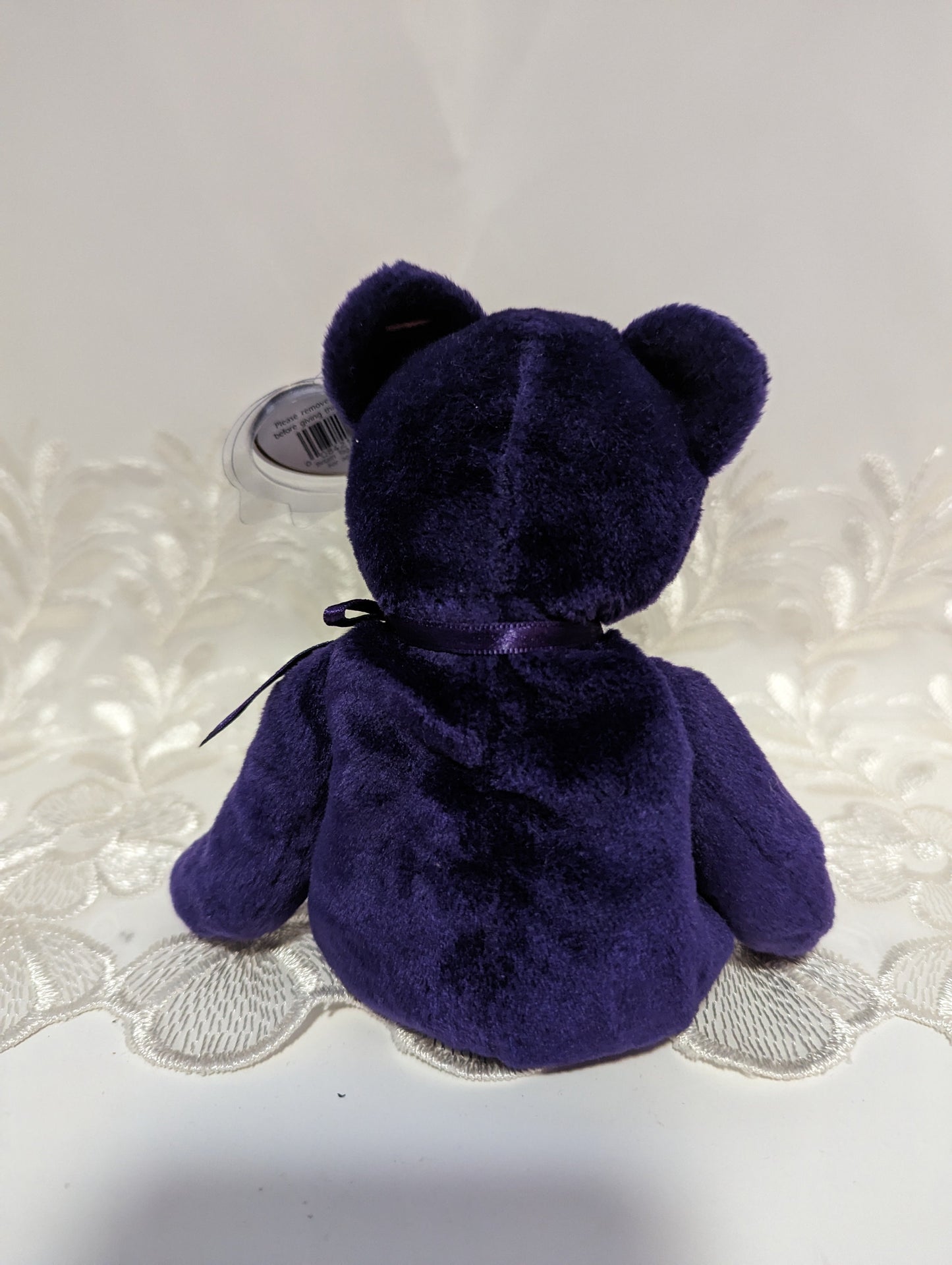 Ty Beanie Baby - Princess The Purple Bear (8.5in) - Vintage Beanies Canada