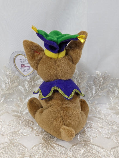 Ty Beanie Baby - Punchline the Jester Chihuahua (6in) - Vintage Beanies Canada