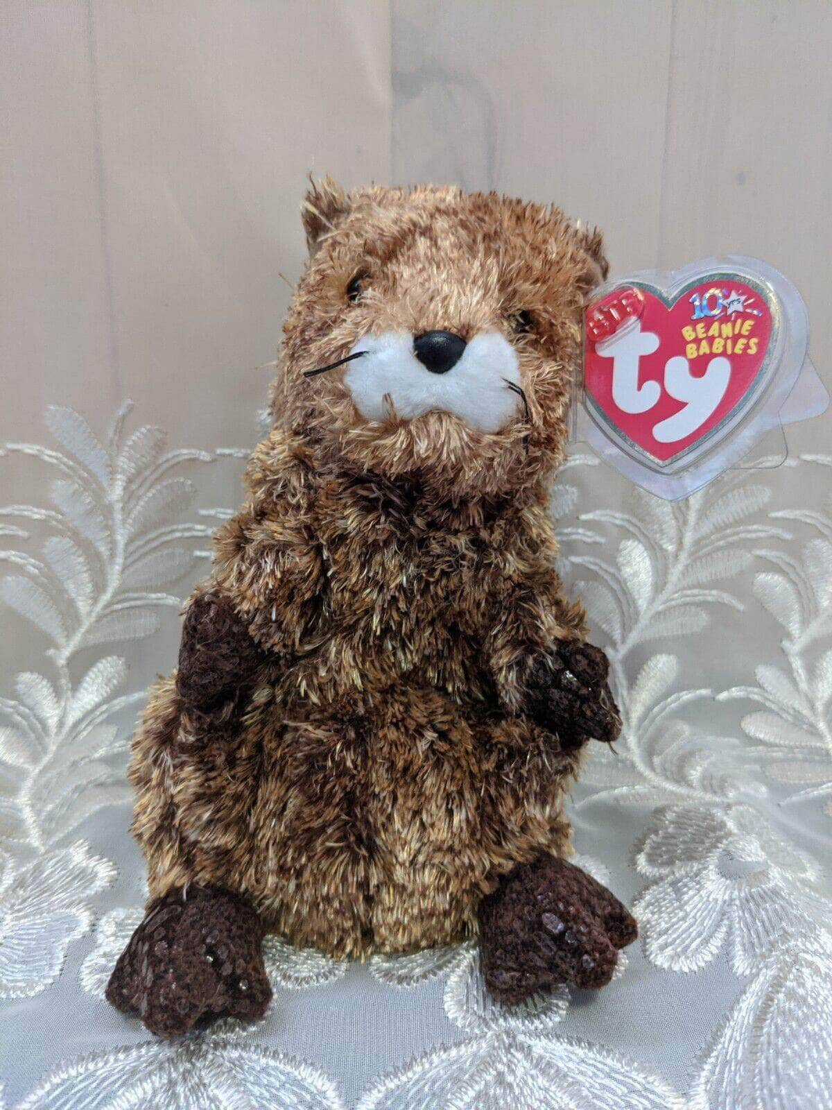 Ty Beanie Baby - Punxsutawn-e Phil the Groundhog 2002 (6in) - Vintage Beanies Canada