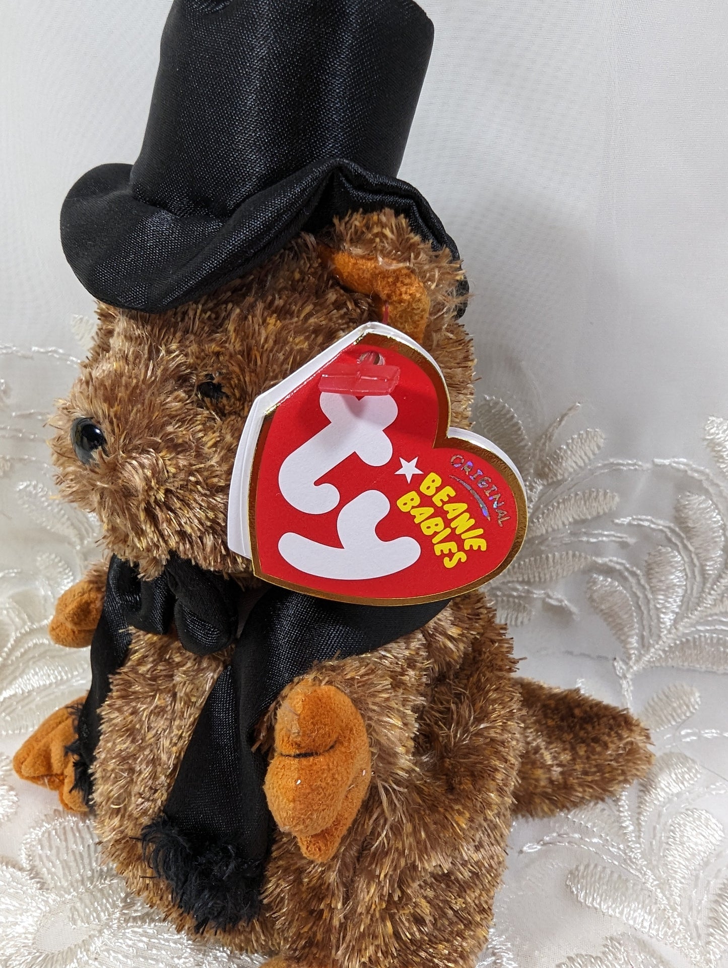 Ty Beanie Baby - Punxsutawney Phil 2007 the Groundhog (6in) - Vintage Beanies Canada