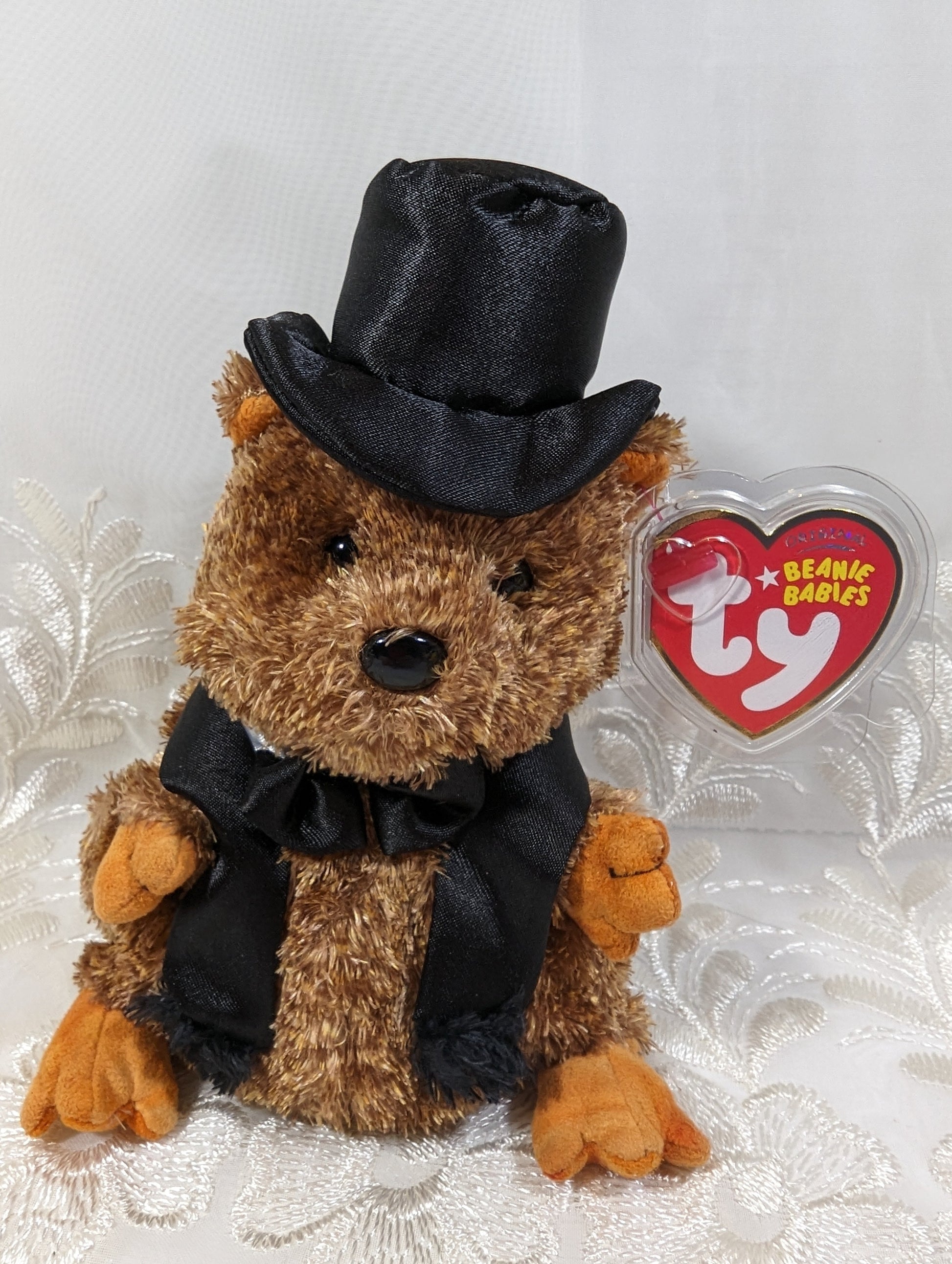 Ty Beanie Baby - Punxsutawney Phil 2007 the Groundhog (6in) - Vintage Beanies Canada