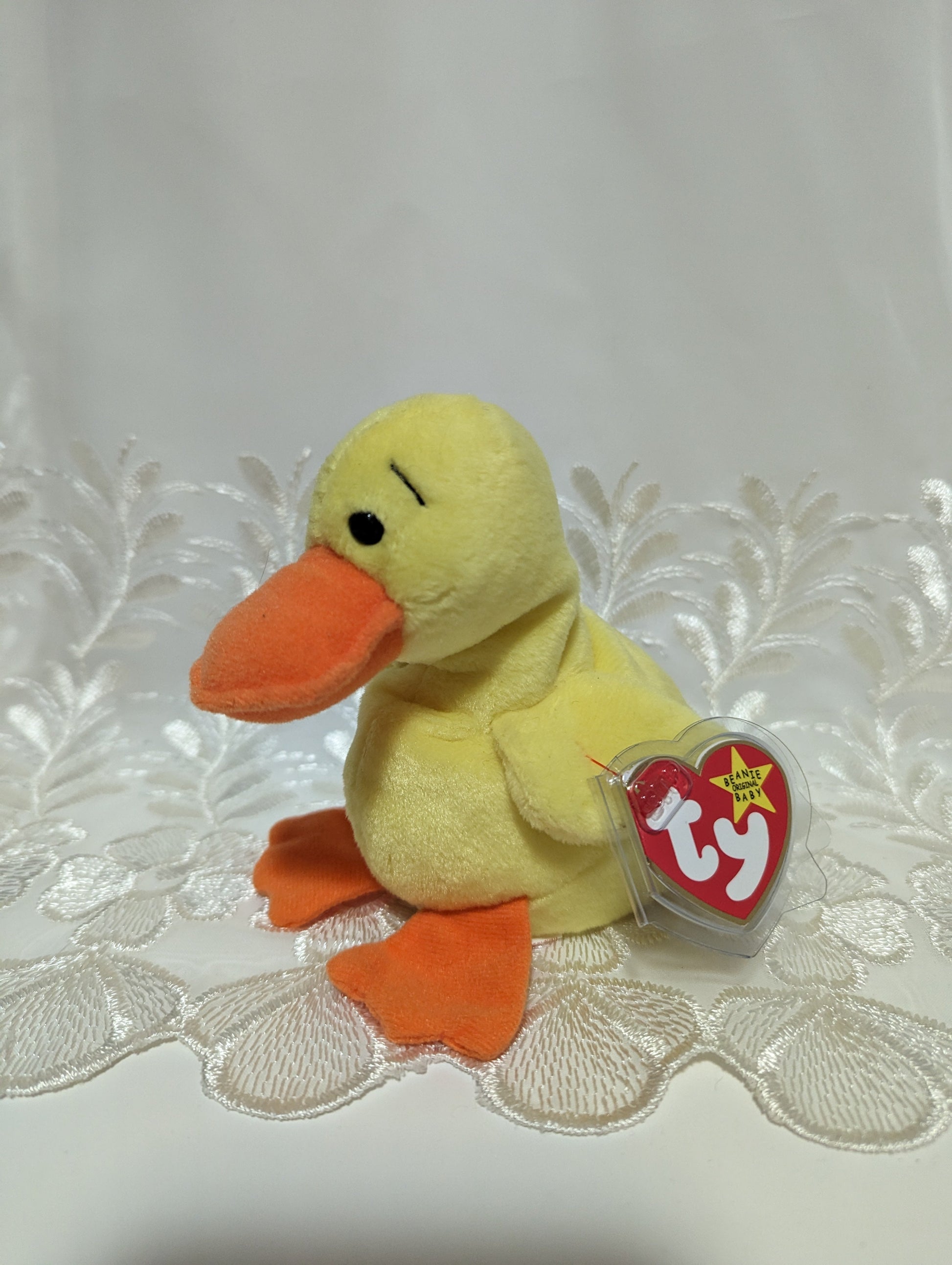 Ty Beanie Baby - Quackers The Duck (5.5in) - Vintage Beanies Canada