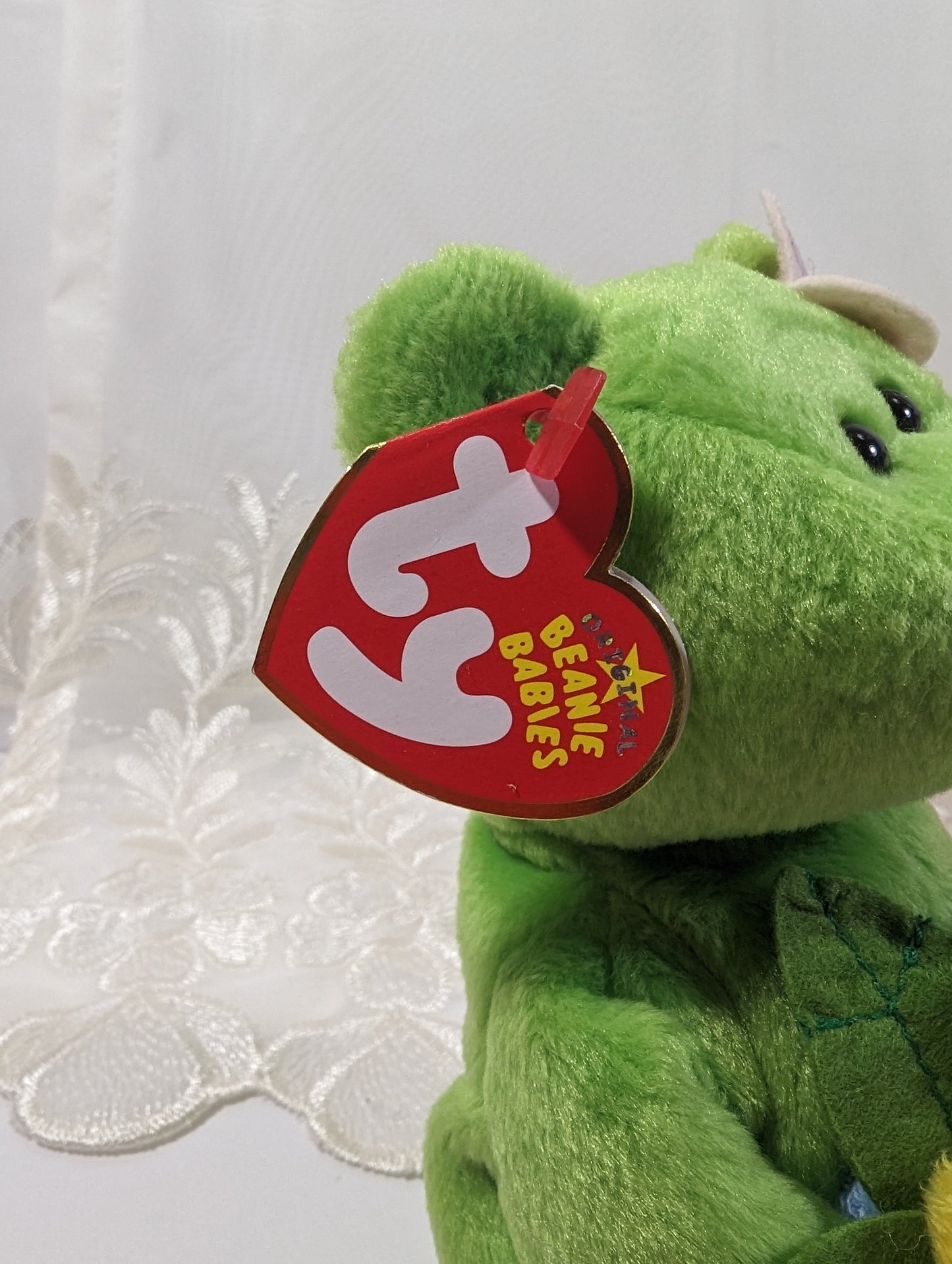 Ty Beanie Baby - Raine The Green Bear (8.5in) *Rare* Ty Store Exclusive - Vintage Beanies Canada