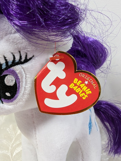 Ty Beanie Baby - Rarity the White Pony From My Little Pony (7in) - Vintage Beanies Canada