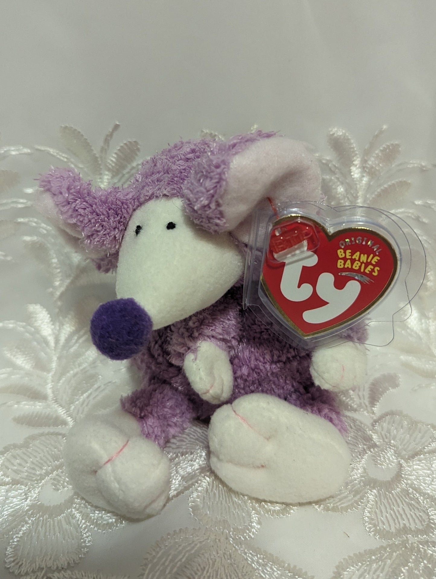 Ty Beanie Baby - Ratzo The Purple Rat (7.5in) - Vintage Beanies Canada