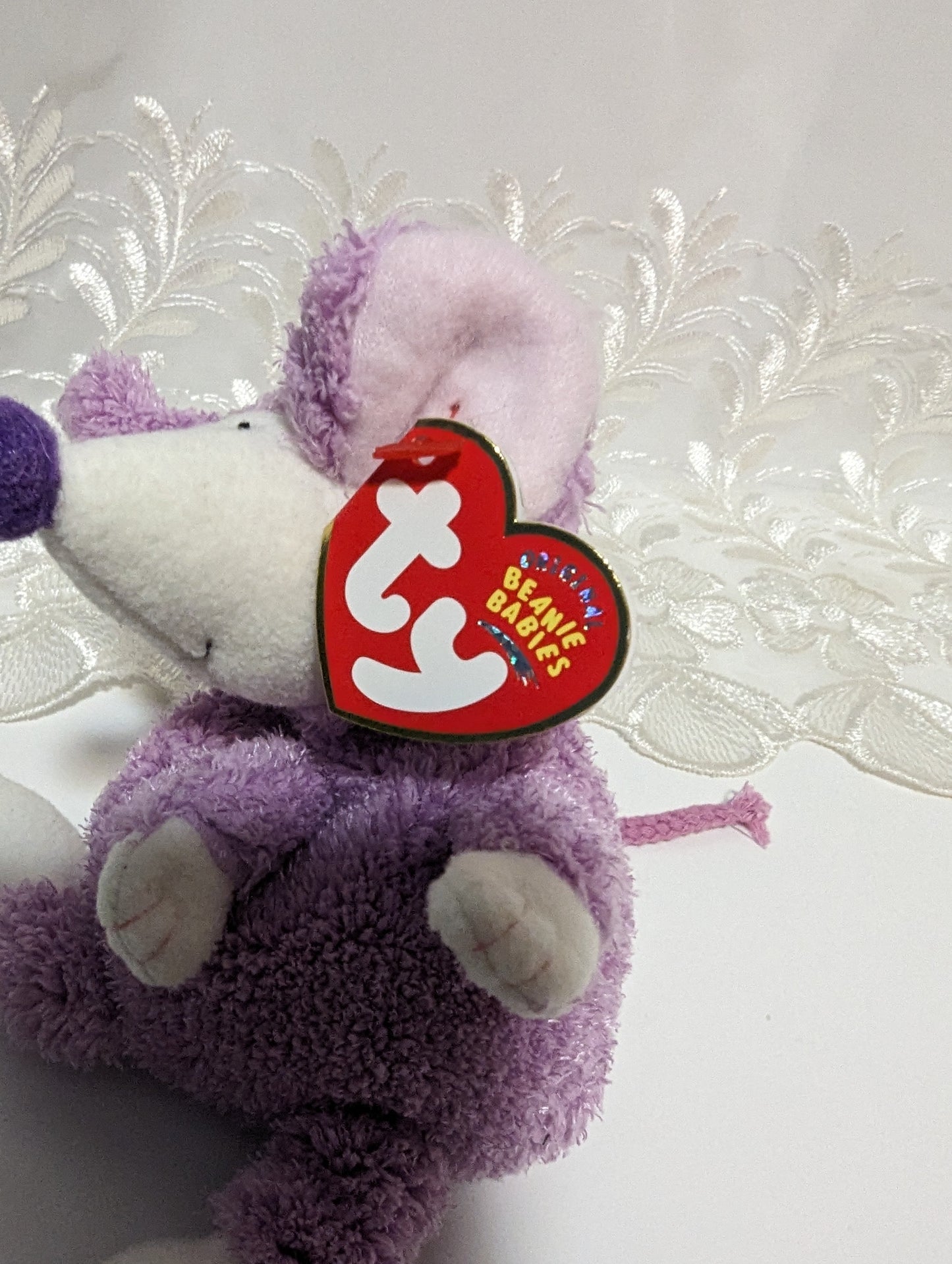 Ty Beanie Baby - Ratzo The Purple Rat (7.5in) - Vintage Beanies Canada