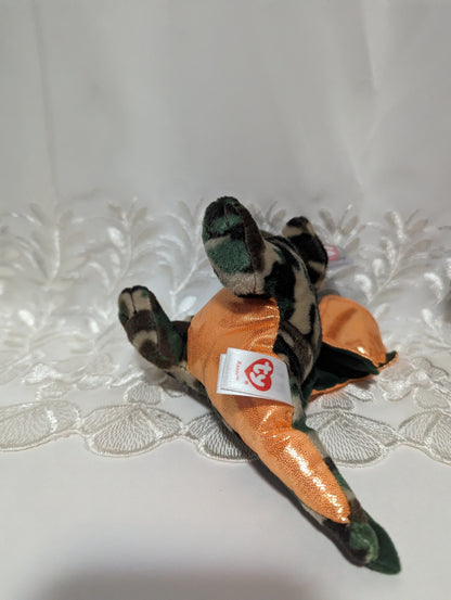 Ty Beanie Baby - Razor The Camouflage Dragon (6in) - Vintage Beanies Canada