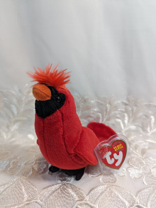 Ty Beanie Baby - Redford The Cardinal Bird (5in) - Vintage Beanies Canada