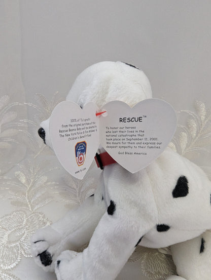 Ty Beanie Baby - Rescue The Dalmatian Dog (5.5in) - Vintage Beanies Canada