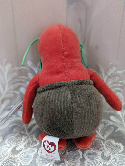 Ty Beanie Baby - Ruddle The Red Boblin From The Tv Show Boblins (6in) - Vintage Beanies Canada