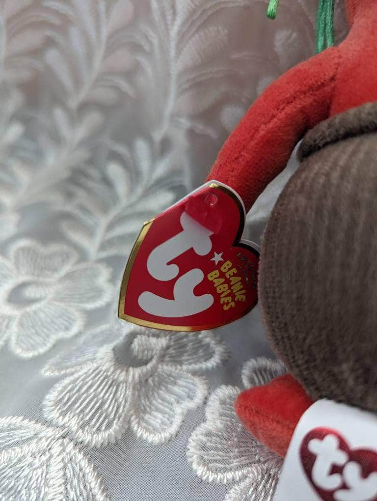 Ty Beanie Baby - Ruddle The Red Boblin From The Tv Show Boblins (6in) - Vintage Beanies Canada