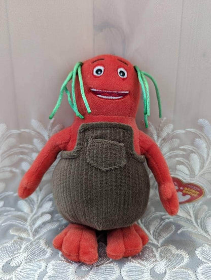 Ty Beanie Baby - Ruddle The Red Boblin From The Tv Show Boblins (6in) - Vintage Beanies Canada