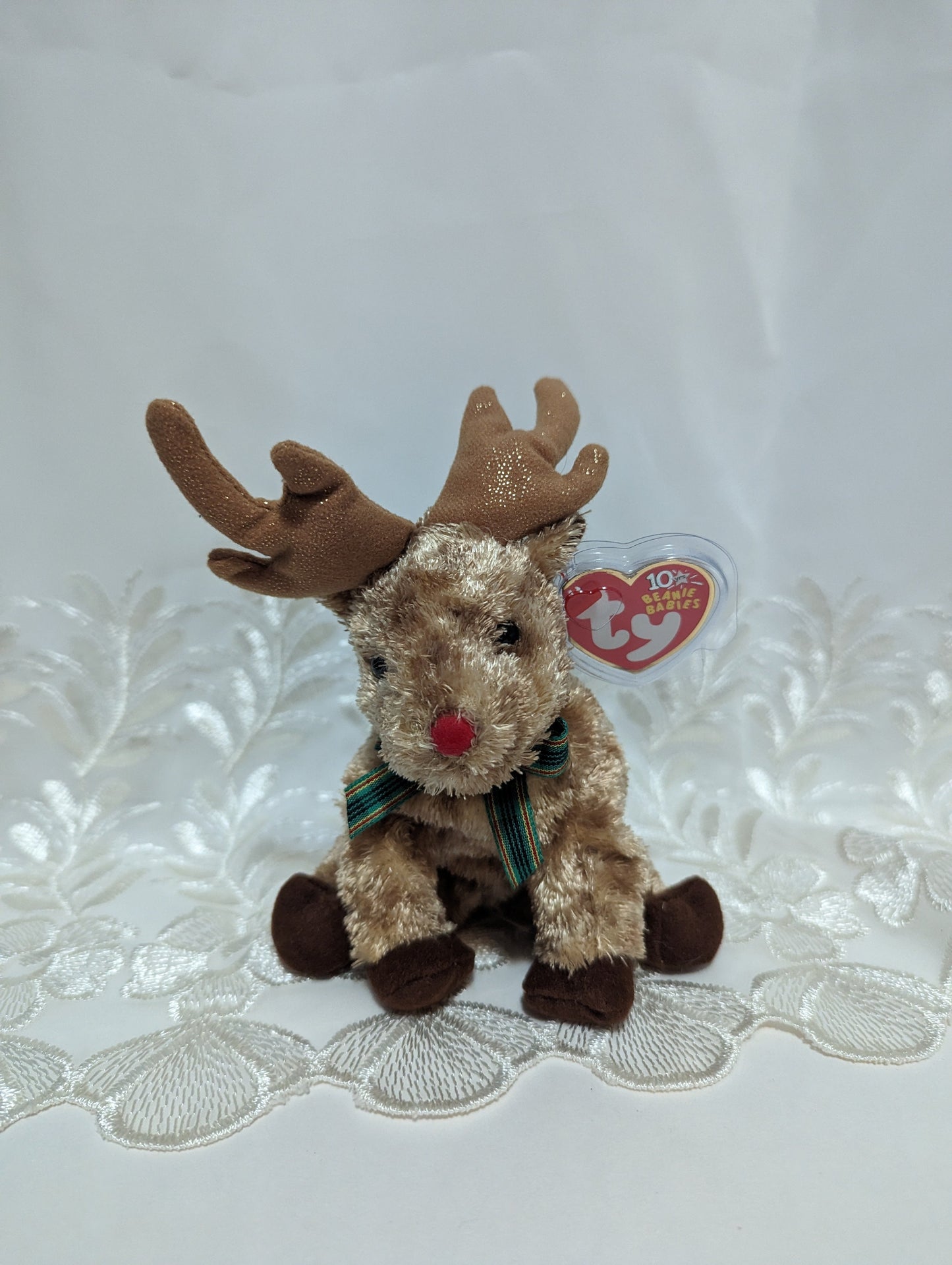 Ty Beanie Baby - Rudy The Reindeer (8in) - Vintage Beanies Canada