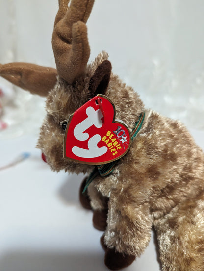 Ty Beanie Baby - Rudy The Reindeer (8in) - Vintage Beanies Canada