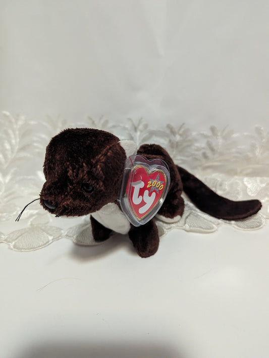 Ty Beanie Baby - Runner The Ferret (7in) - Vintage Beanies Canada