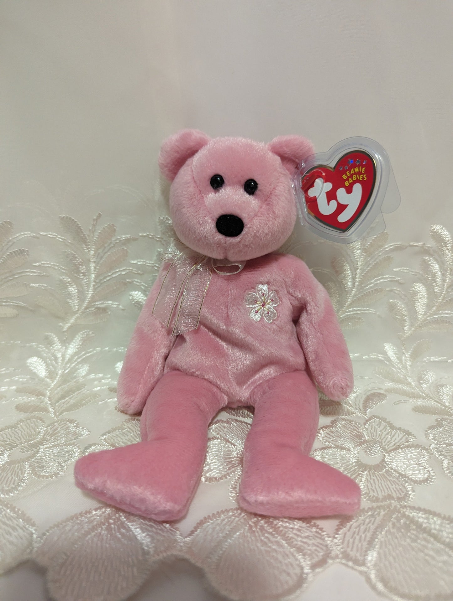 Ty Beanie Baby - Sakura II the Pink Bear (8.5in) Japan Exclusive - Vintage Beanies Canada
