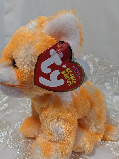 Ty Beanie Baby - Sandals The Orange Tiger (6in) - Vintage Beanies Canada