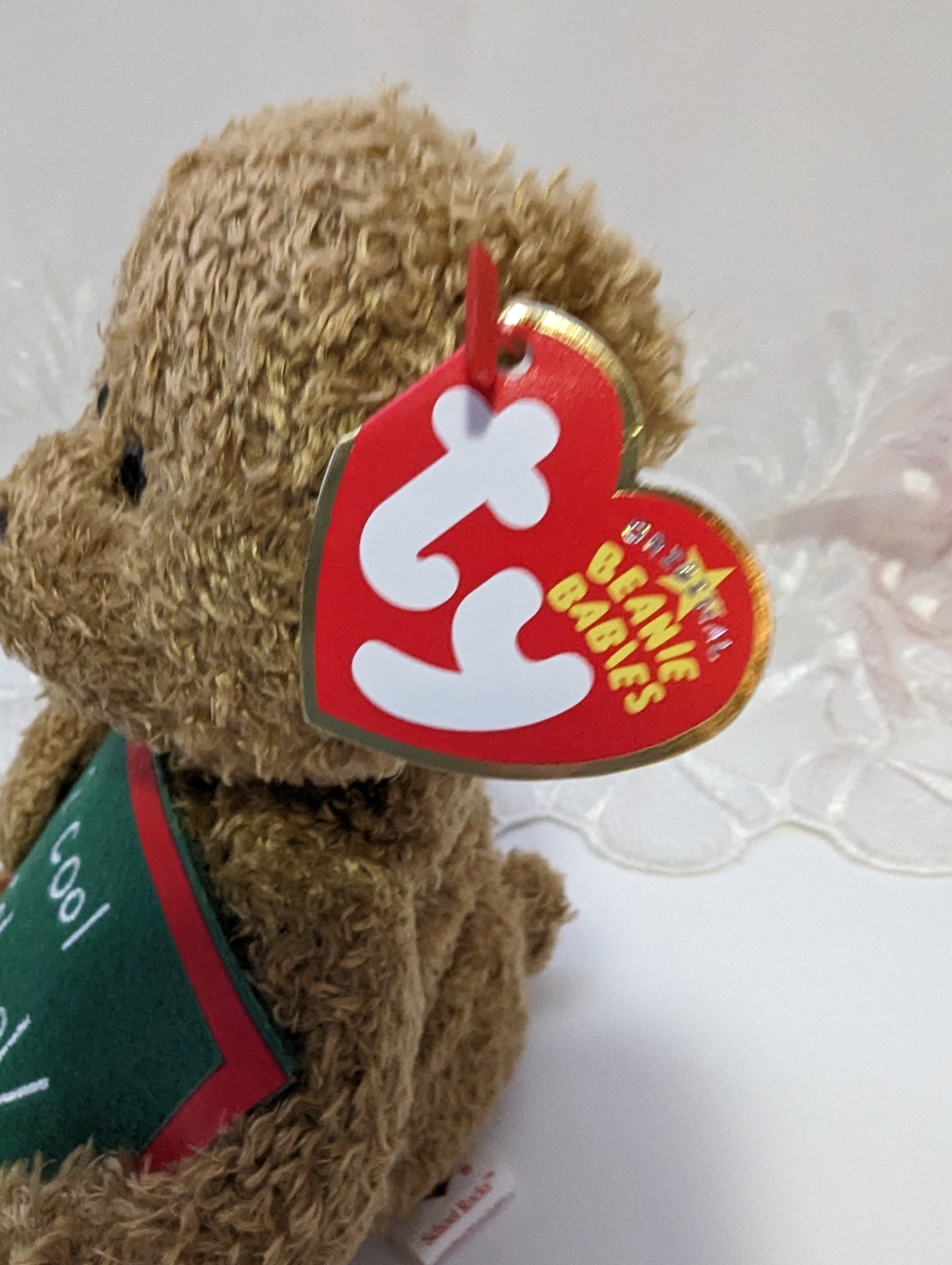 Ty Beanie Baby - School Rocks (2 Cool 4 School!) The Bear. (6in) - Vintage Beanies Canada